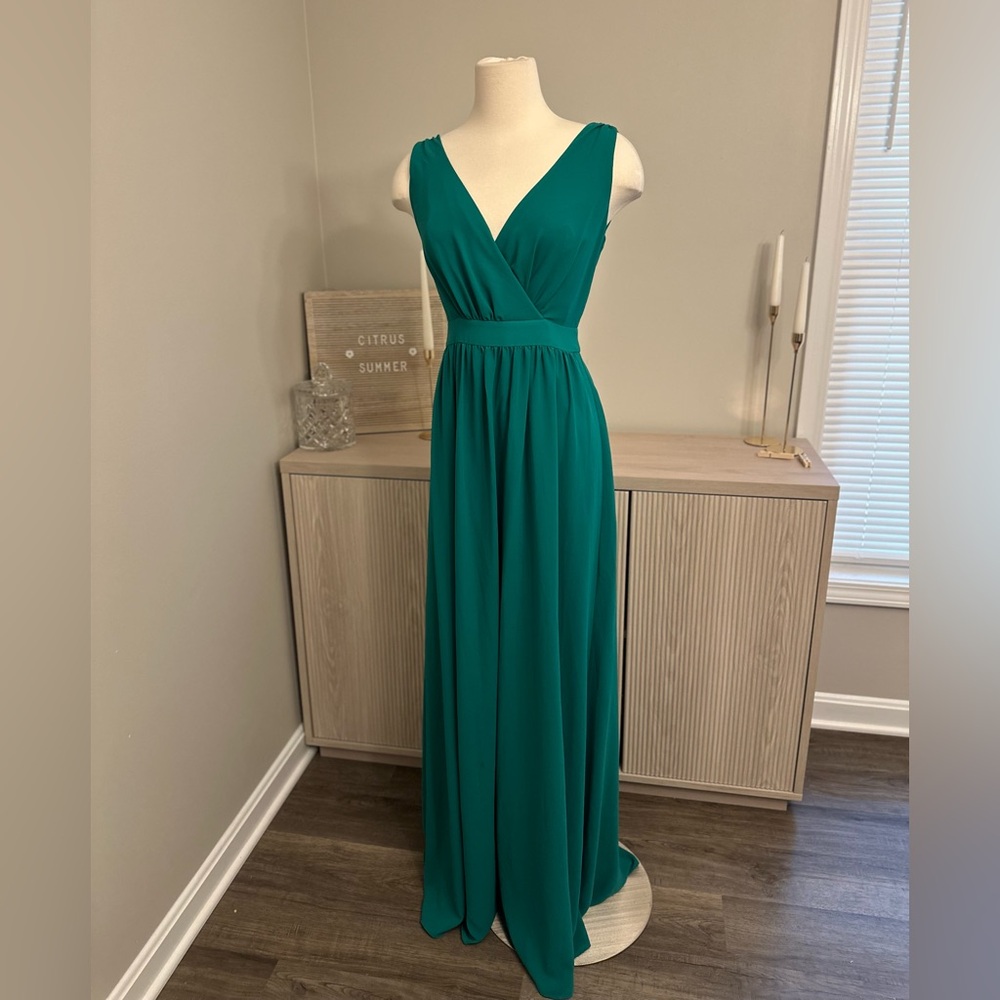 Teal Evening Gown‎